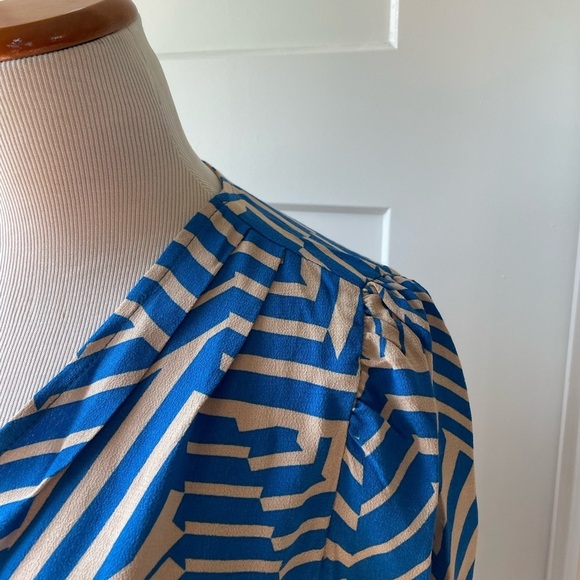 Anna Kay Geometric Print Flounce Hem Minna Dress - Picture 6 of 13